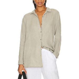 James Perse 'Light' Grey Weight Linen Shirt Size 3